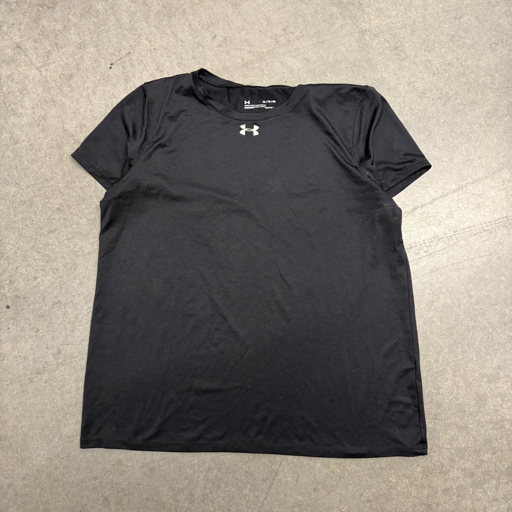 Under Armour HeatGear Loose Fit Short Sleeve Athletic Shirt Black XL TG EG